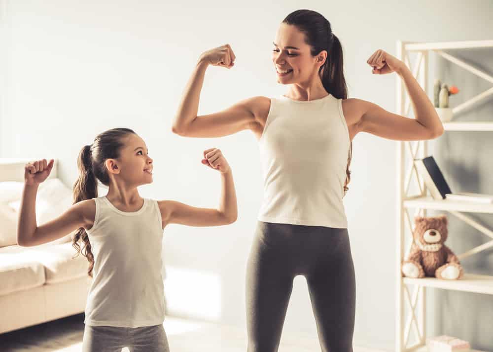 Mães que amam malhar