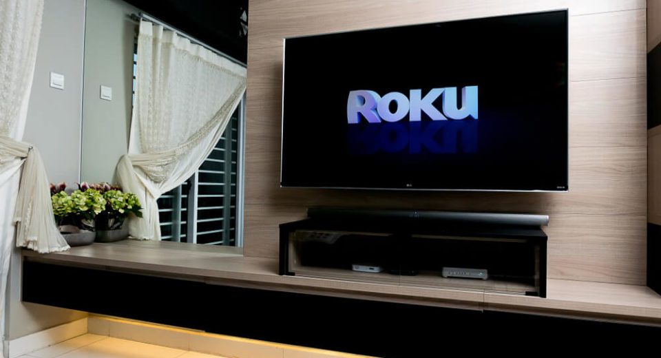 Tela Smart TV Roku streaming o que é
