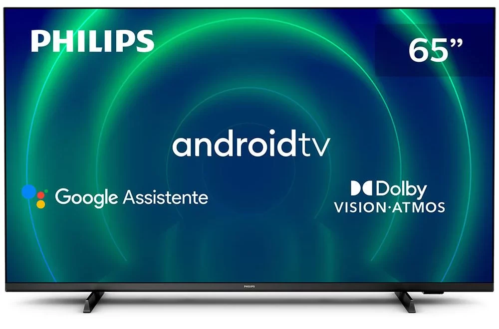 Smart TV 65" Philips 4K Android Bluetooth 65PUG7406